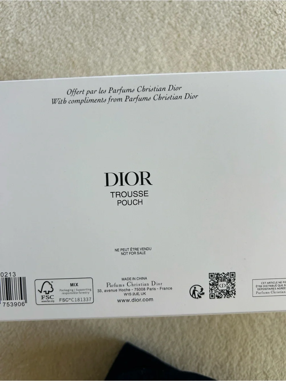 Dior Denim Trousse Pouch